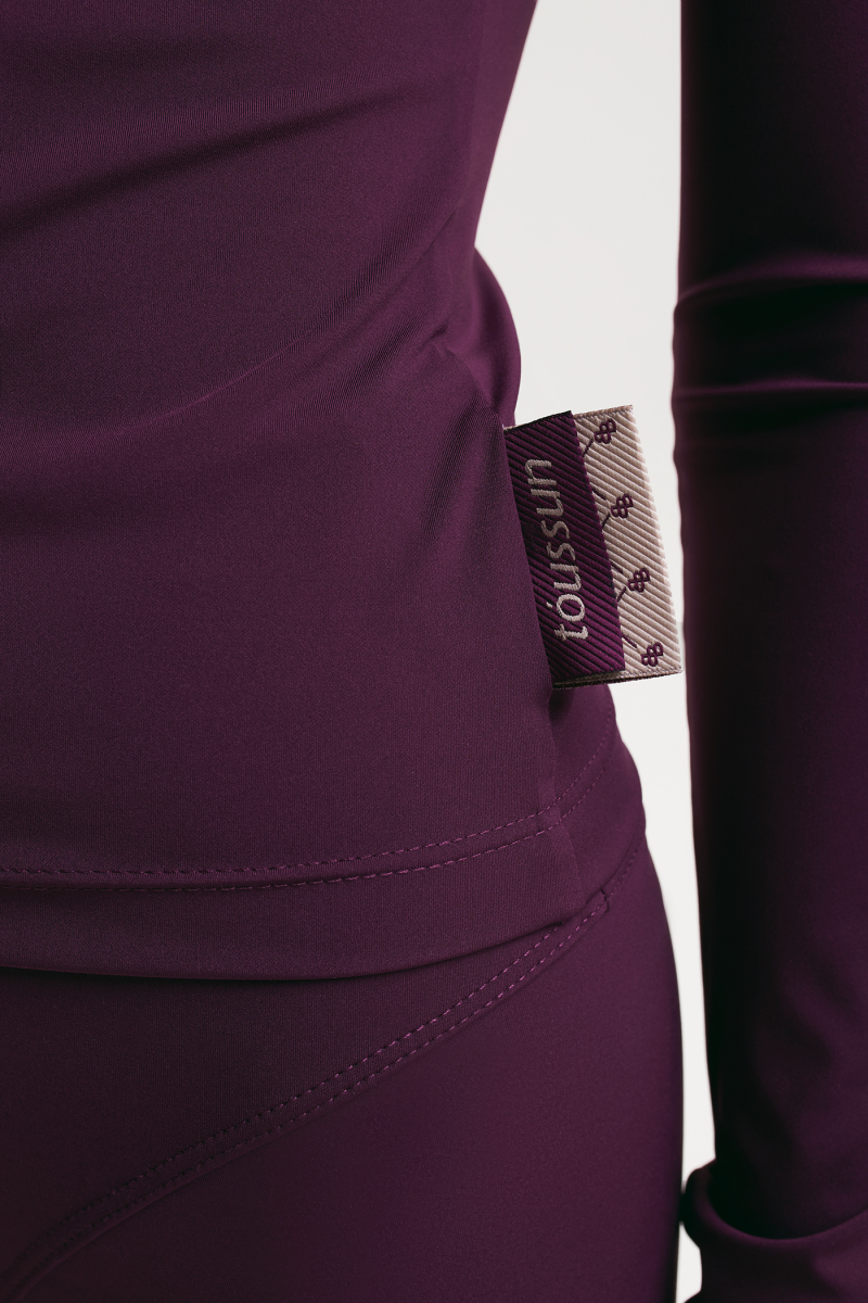 Лонгслив LABEL .B & TOUSSUN Label .B, цвет: фиолетовый, TSLB040020470 купить онлайн