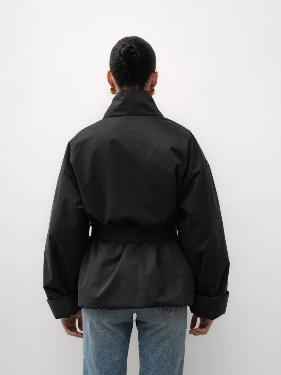 Куртка кимоно с поясом TRES, цвет: серый, НФ-00002713 купить онлайн