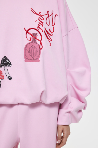 Толстовка DREAMS BY ALENA AKHMADULLINA, цвет: розовый, 225103160404427/410000 купить онлайн