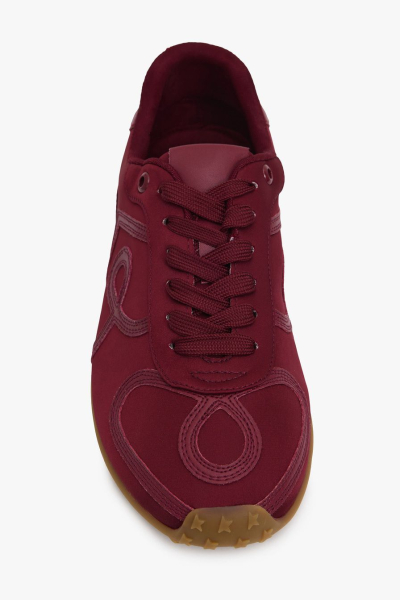 Кеды из текстиля и экокожи Lera Nena, цвет: Бордовый LNU.502.19459.330 купить онлайн