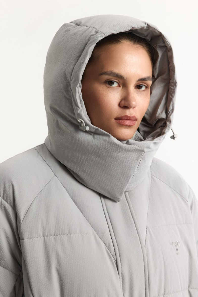 Пуховик с капюшоном TOPTOP, цвет: серый, TT.042.17963.800 купить онлайн
