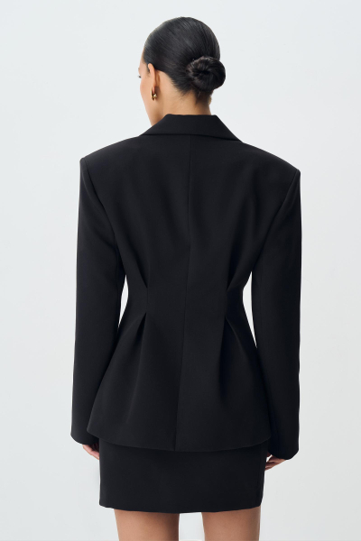 Жакет с защипами Charmstore, цвет: Черный 109-396103-880 |новая коллекция купить онлайн