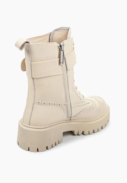 Ботинки со шнурками SBALO, цвет: молочный SHT44-1 купить онлайн