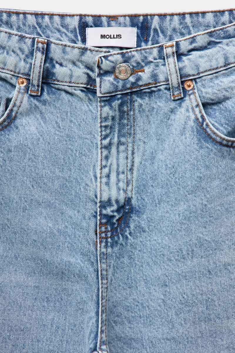 Джинсы на высокой посадке Mollis, цвет: светло-голубой, 17-12-3982/1 купить онлайн