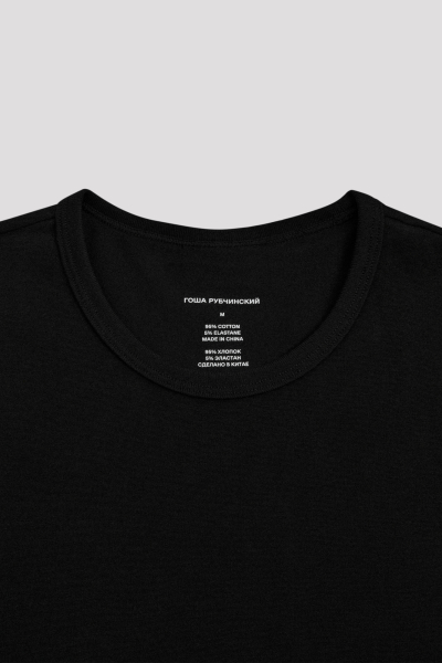 Футболка ГОША РУБЧИНСКИЙ, цвет: Черный, TSH_0301_black купить онлайн