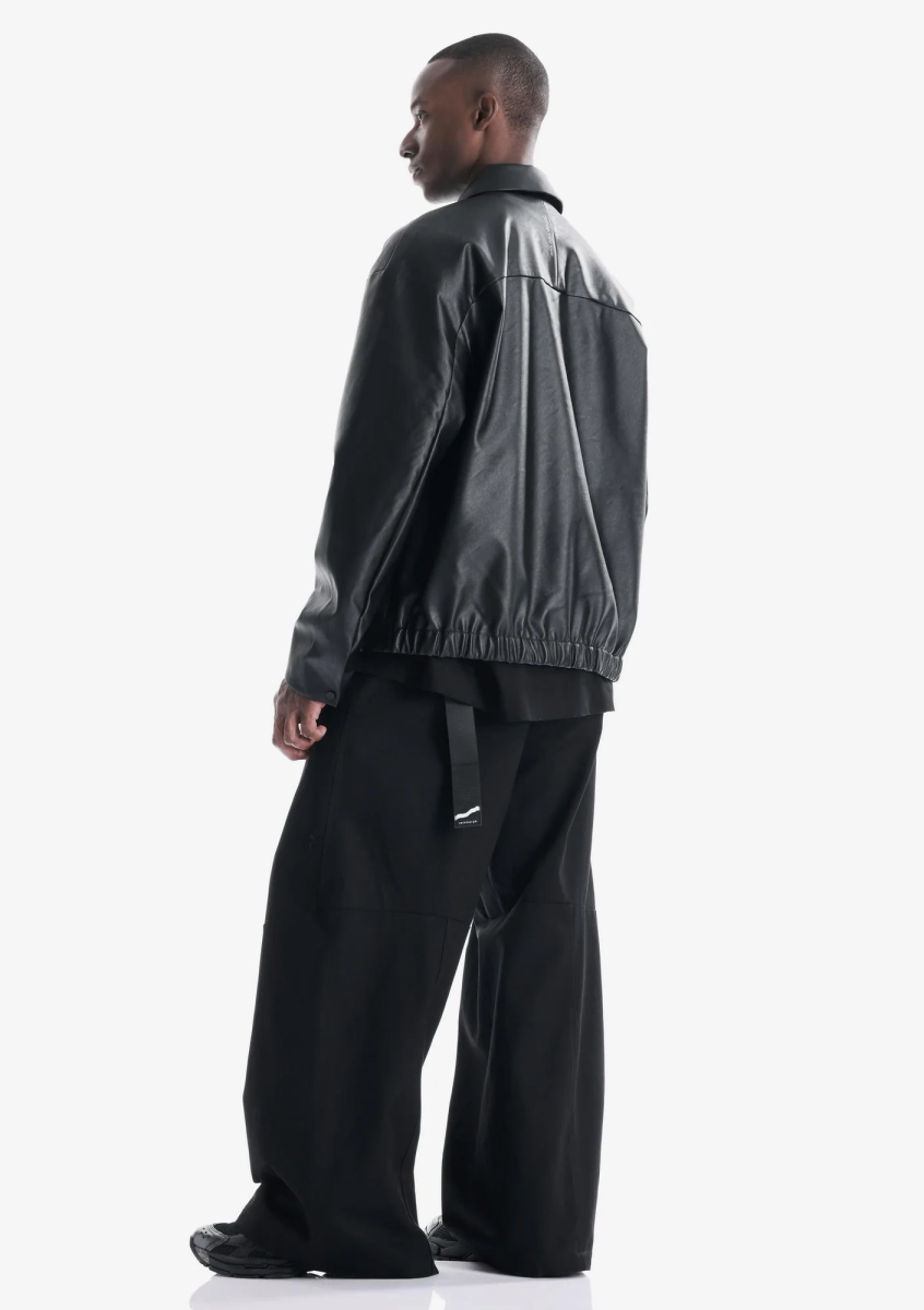 Куртка из экокожи KRAKATAU, цвет: Черный, Qm566-1 купить онлайн