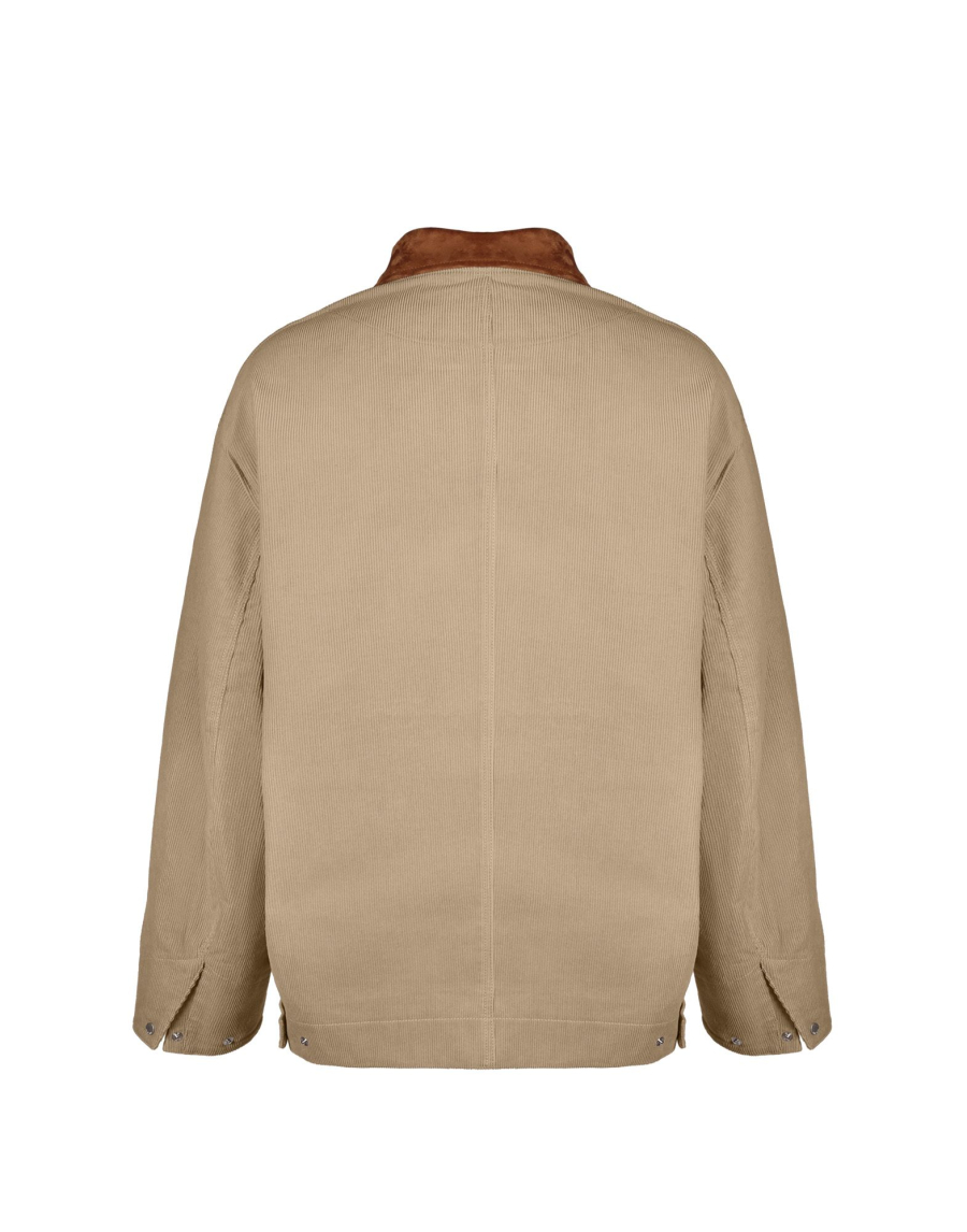 Куртка VELVET WORKER JACKET SORRY, I’M NOT, цвет: бежевый, 9PqTzJv7ggqTlXd70Xb1L2 купить онлайн