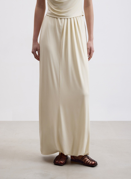 Юбка из трикотажа ALL WE NEED, цвет: ванильный, 2604W2716-109 купить онлайн