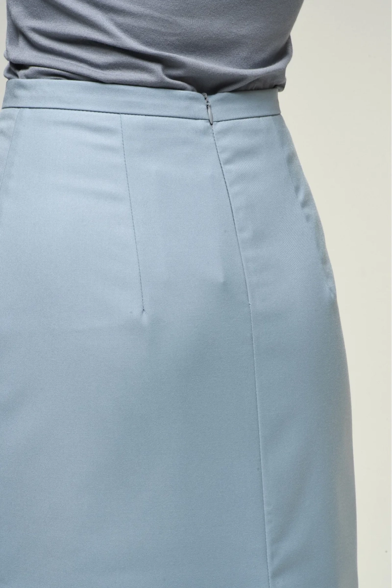 Юбка-миди Classic Blue Erist store, цвет: голубой, НФ-00001671 купить онлайн