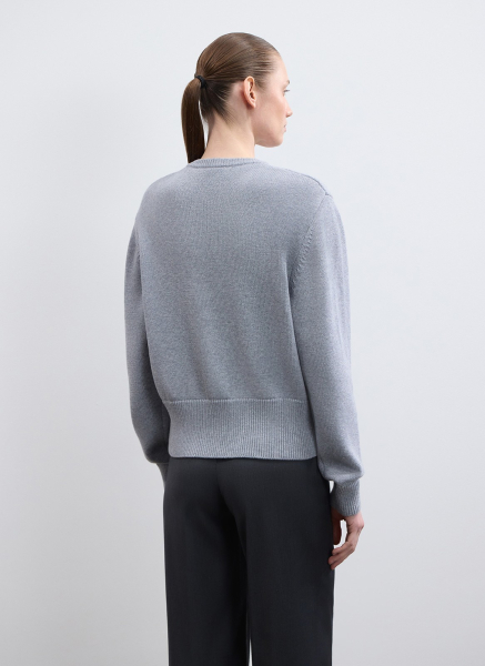 Кардиган из шерсти и хлопка ALL WE NEED, цвет: серый,  купить онлайн