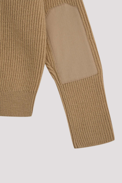 Свитер трикотажный шерсть ГОША РУБЧИНСКИЙ, цвет: бежевый, KNSW_0301_BEIGE купить онлайн
