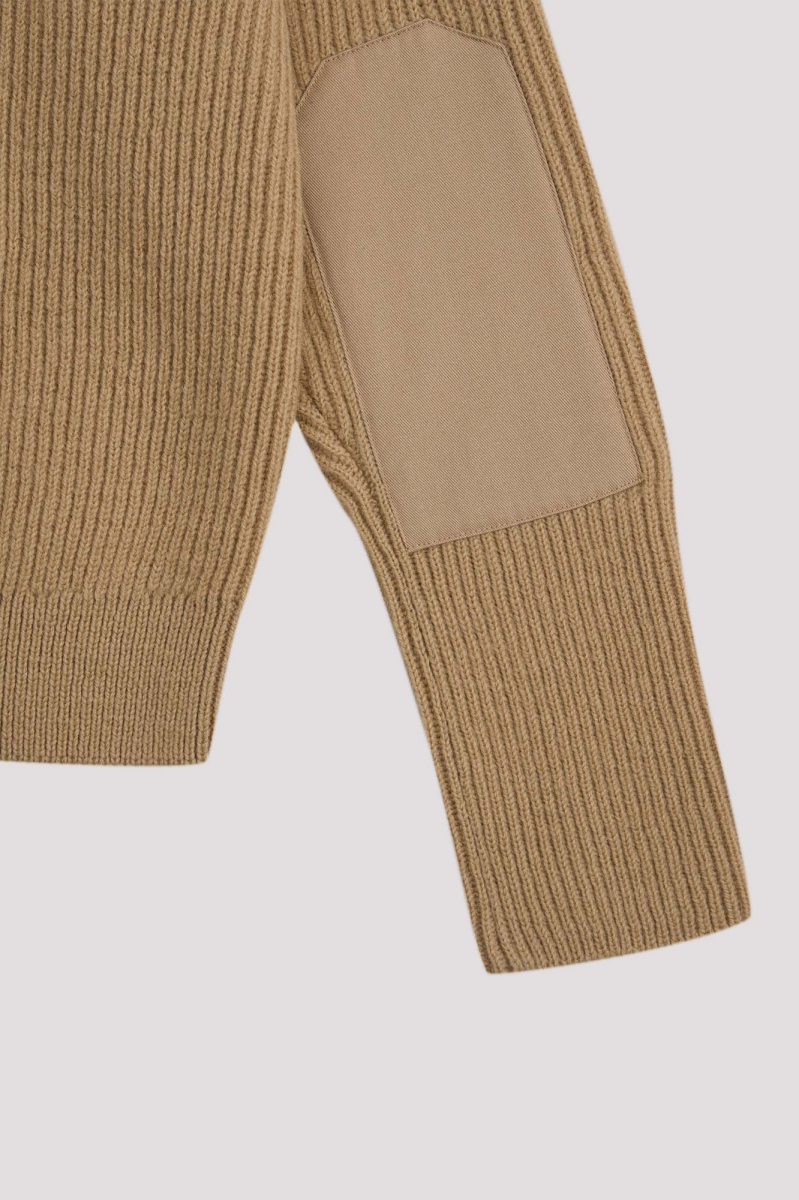 Свитер трикотажный шерсть ГОША РУБЧИНСКИЙ, цвет: бежевый, KNSW_0301_BEIGE купить онлайн