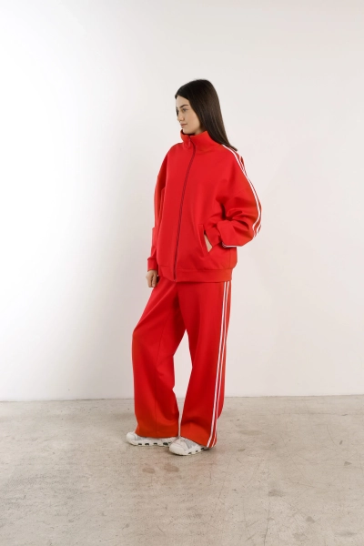 Брюки sporty red issju, цвет: красный,  купить онлайн