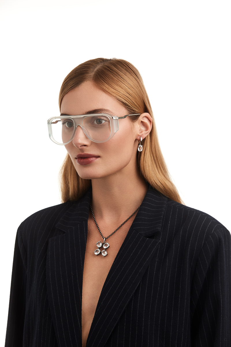 Очки Fakoshima x Беспринципные CHRISTY FAKOSHIMA, цвет: CLEAR CHRISTY-OPTIC купить онлайн