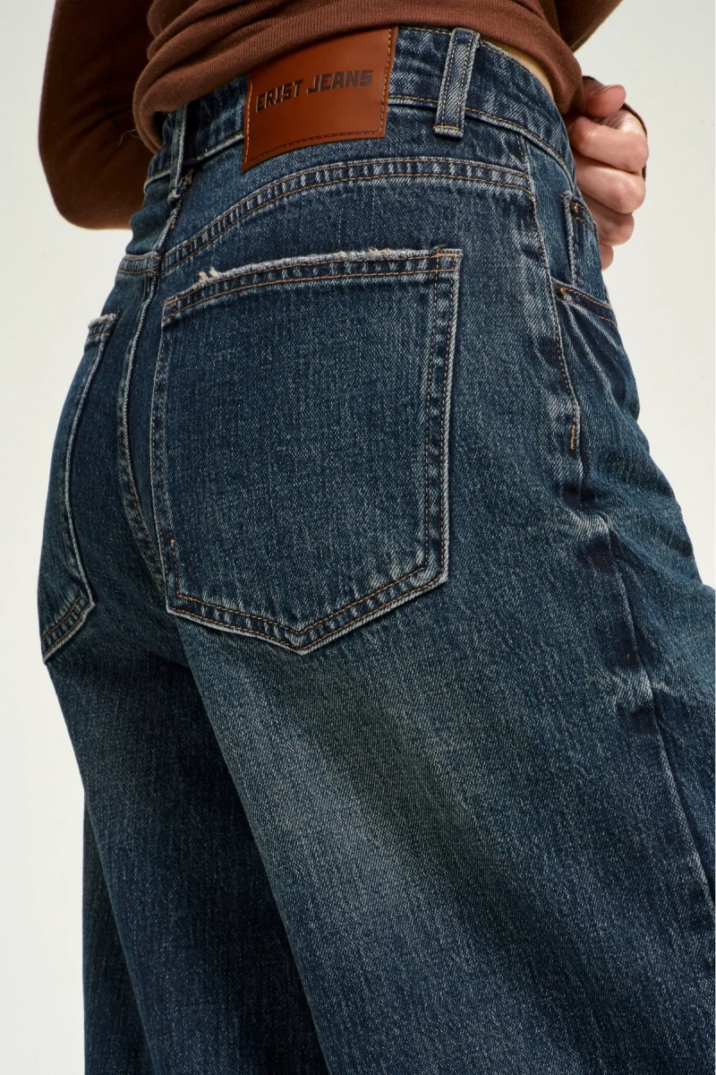 Джинсы BAGGY Dark Blue Erist store, цвет: синий, НФ-00002854 купить онлайн