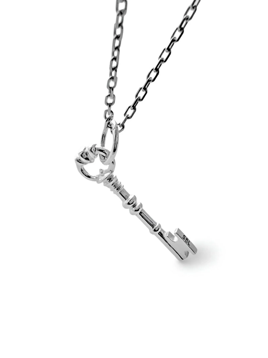 Серебряная подвеска «Счастья ключ» mini SBLESKOM, цвет: серебро, 12217 купить онлайн