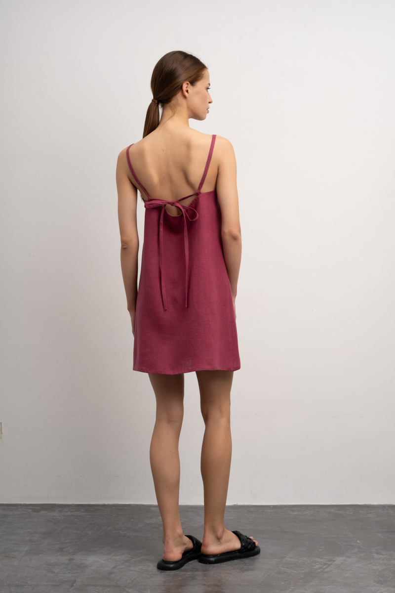 Платье Amanda Airelle PURE LINEN, цвет: фиолетовый  купить онлайн