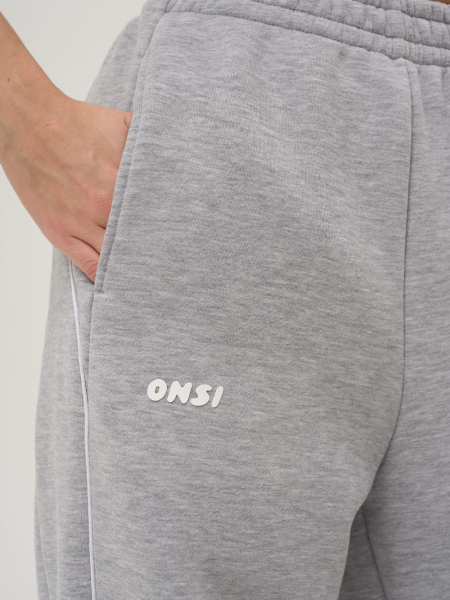 Брюки с кантом утепленные ONSI, цвет: melange,  купить онлайн