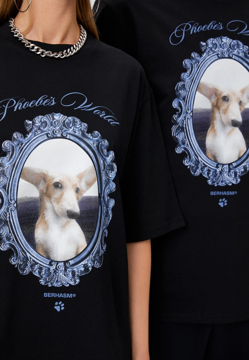 Футболка Phoebe's World Berhasm, цвет: Черный, tsh23-37-black купить онлайн