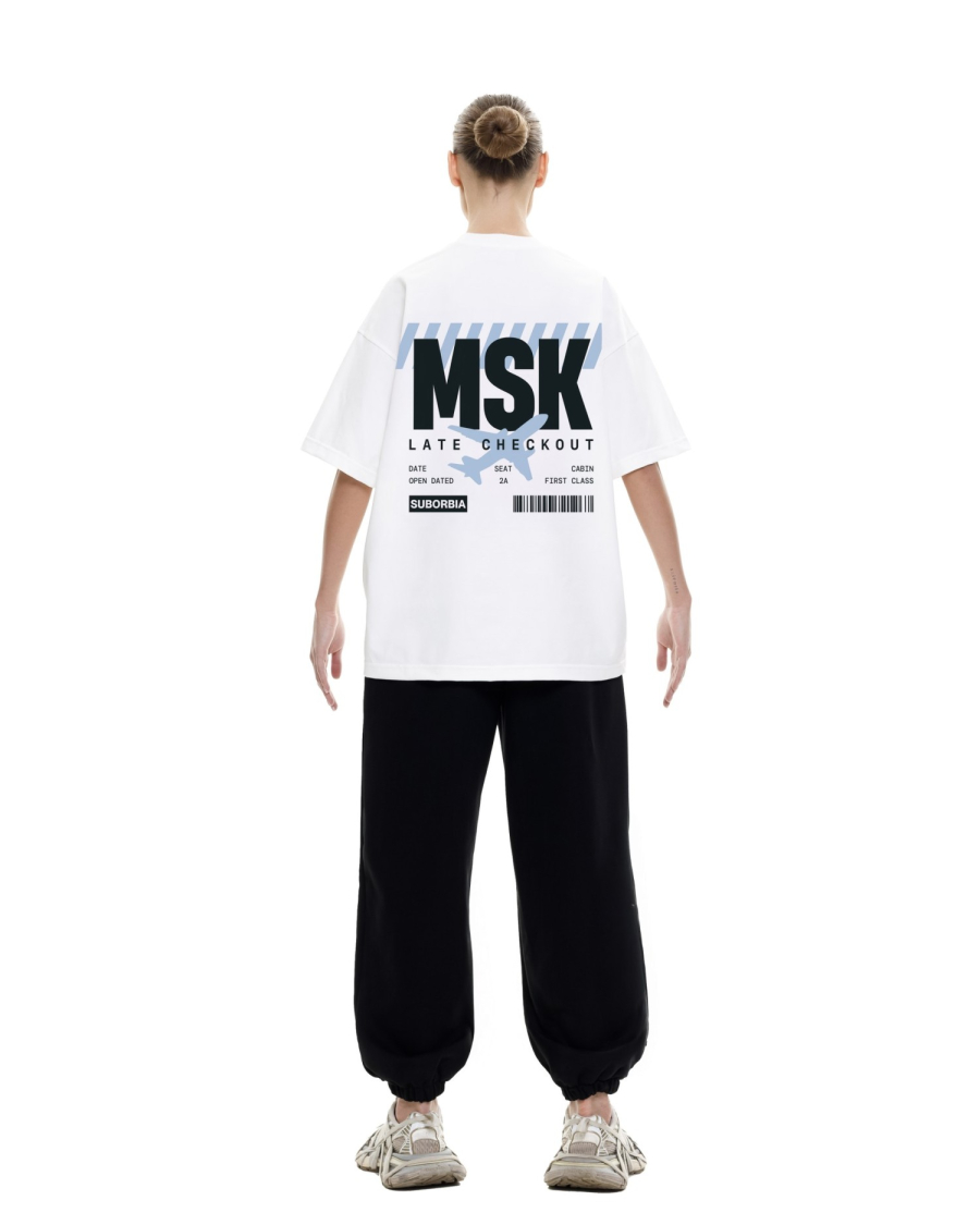 Футболка MSK CITY TERMINAL S `25 Suborbia, цвет: WHITE, 04767 купить онлайн