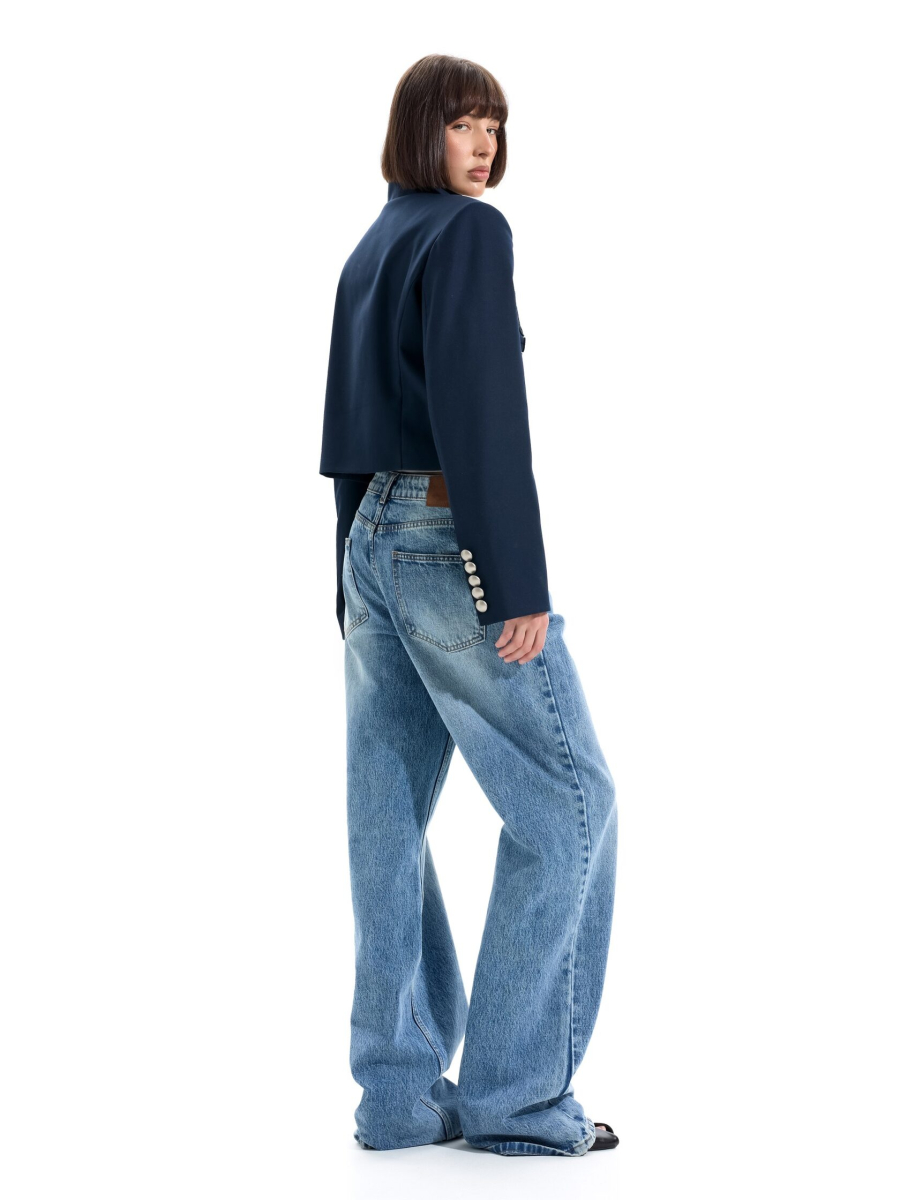 Гусарский жакет ANOTHER SELECT, цвет: синий, 00197 купить онлайн