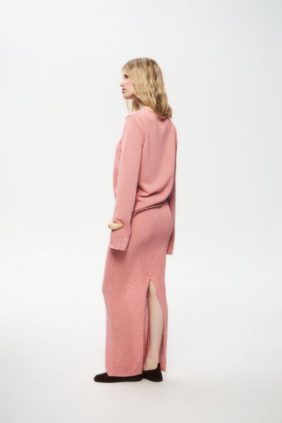 Лонгслив Knitted M’studio, цвет: розовый, 2184 купить онлайн
