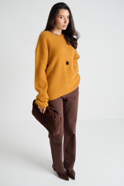 Джемпер MIA AIM, цвет: горчичный, MIA695 купить онлайн