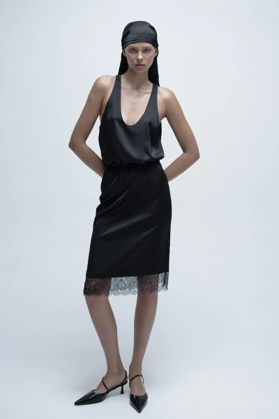 Юбка Yamoto LookSee, цвет: Черный,  купить онлайн