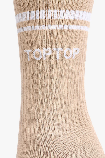 Носки из смесового хлопка TOPTOP, цвет: бежевый TT.082.14003.112 купить онлайн
