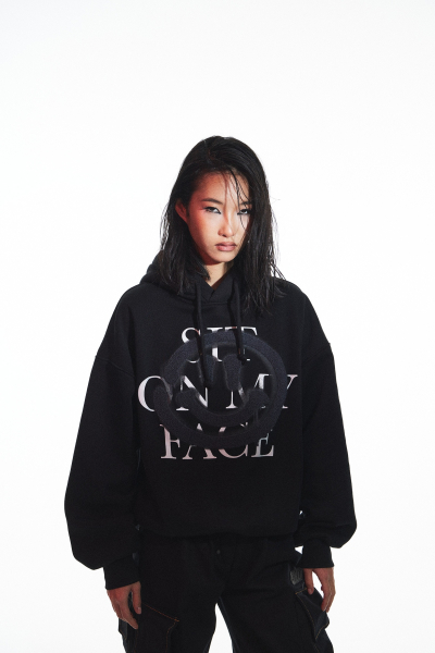 Худи SIT ON MY FACE GREY
