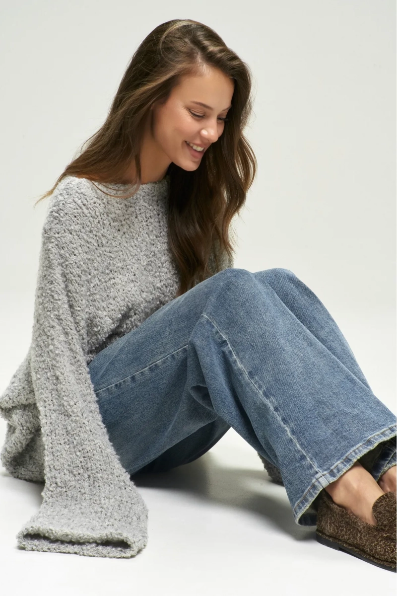 Джемпер Букле HAND MADE Grey Erist store, цвет: Светло-серый, НФ-00002527 купить онлайн