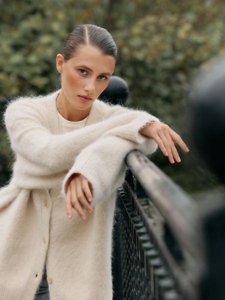 Кардиган альпака VLVT, цвет: бежевый, 00-00005139 купить онлайн