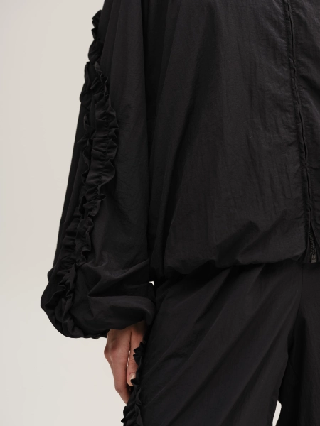 Олимпийка с поплывшими лампасами UNKE, цвет: Черный, 2602J001N_BL купить онлайн