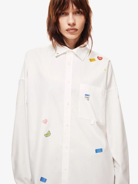 Sticker Pack Рубашка Оверсайз p.p.s., цвет: белый, 0214.01.00.WTE купить онлайн