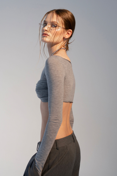 Топ Onna LookSee, цвет: серый  |новая коллекция купить онлайн