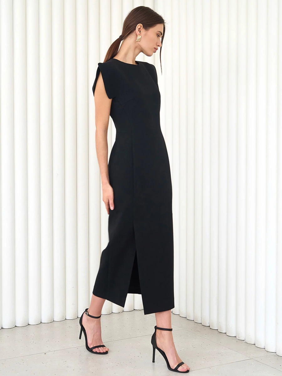 Платье с рельефами и крыльями I.B.W., цвет: Черный, DR068 купить онлайн