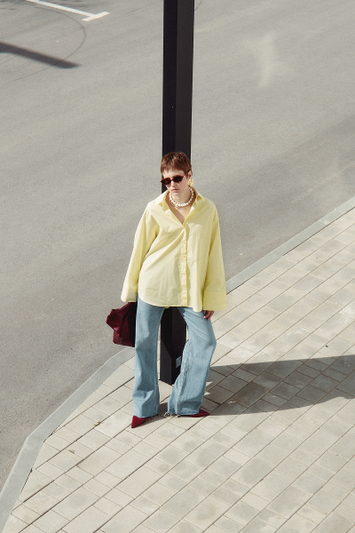 Рубашка LIMONAD MIA AIM, цвет: лимонный, MIA522 купить онлайн