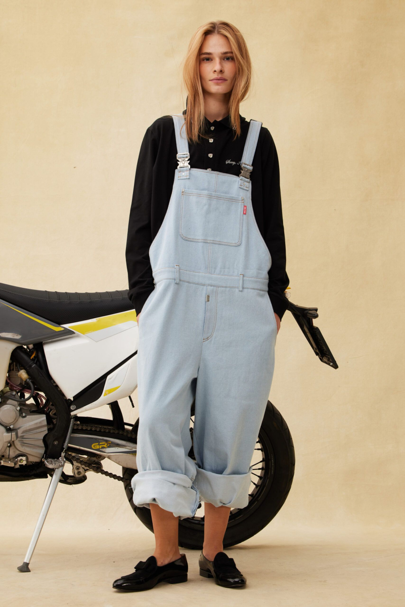 Джинсовый комбинезон SORRY, I’M NOT, цвет: голубой,  купить онлайн