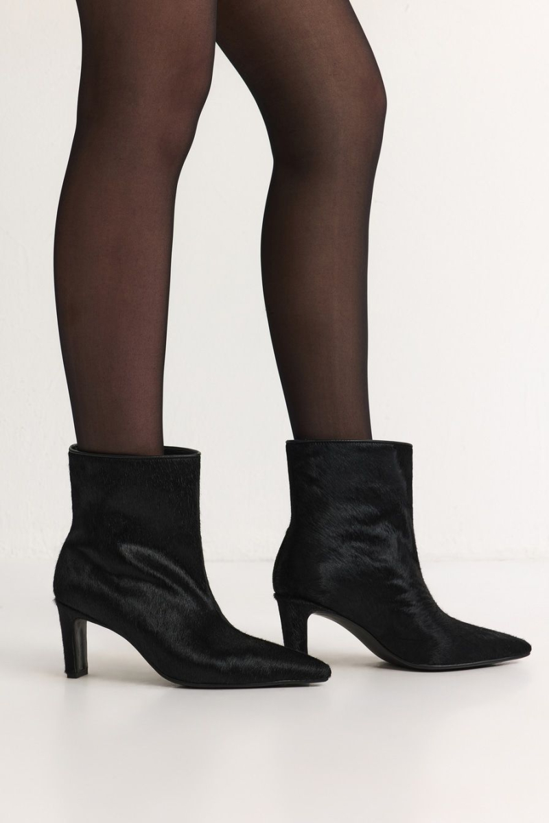 Ботильоны из натуральной кожи Lera Nena, цвет: черный с принтом LN.301.16889.901 купить онлайн