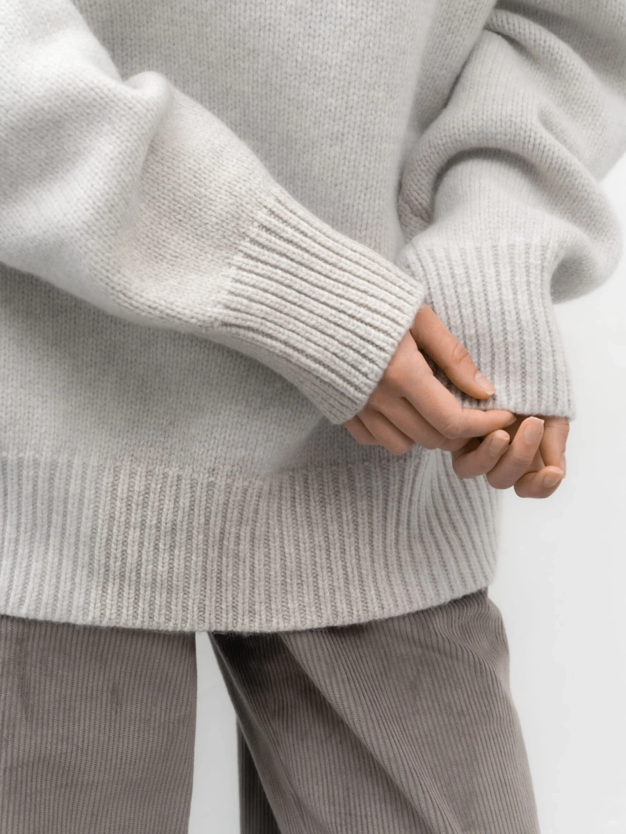 Свитер с горлом TRES, цвет: бежевый, НФ-00002442 купить онлайн