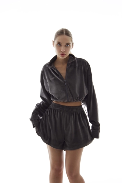 Шорты Velour GARCHIT, цвет: графит,  купить онлайн