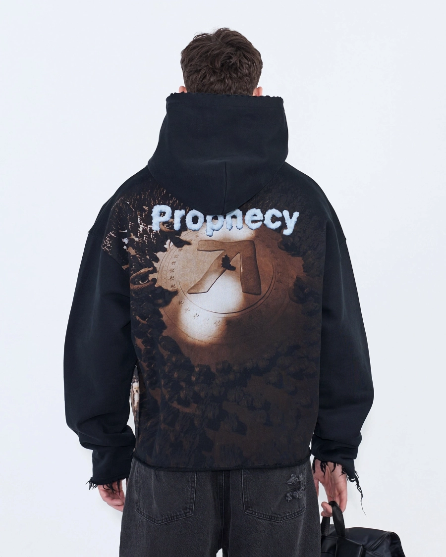 Худи с принтом ПРОРОЧЕСТВО ASIA ST 71, цвет: Черный, Ast71.AU-hood-prophecy-bl купить онлайн