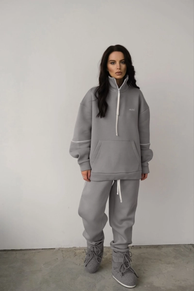 Анорак с начёсом Flow MINI, цвет: лунный, НФ-00000443 купить онлайн