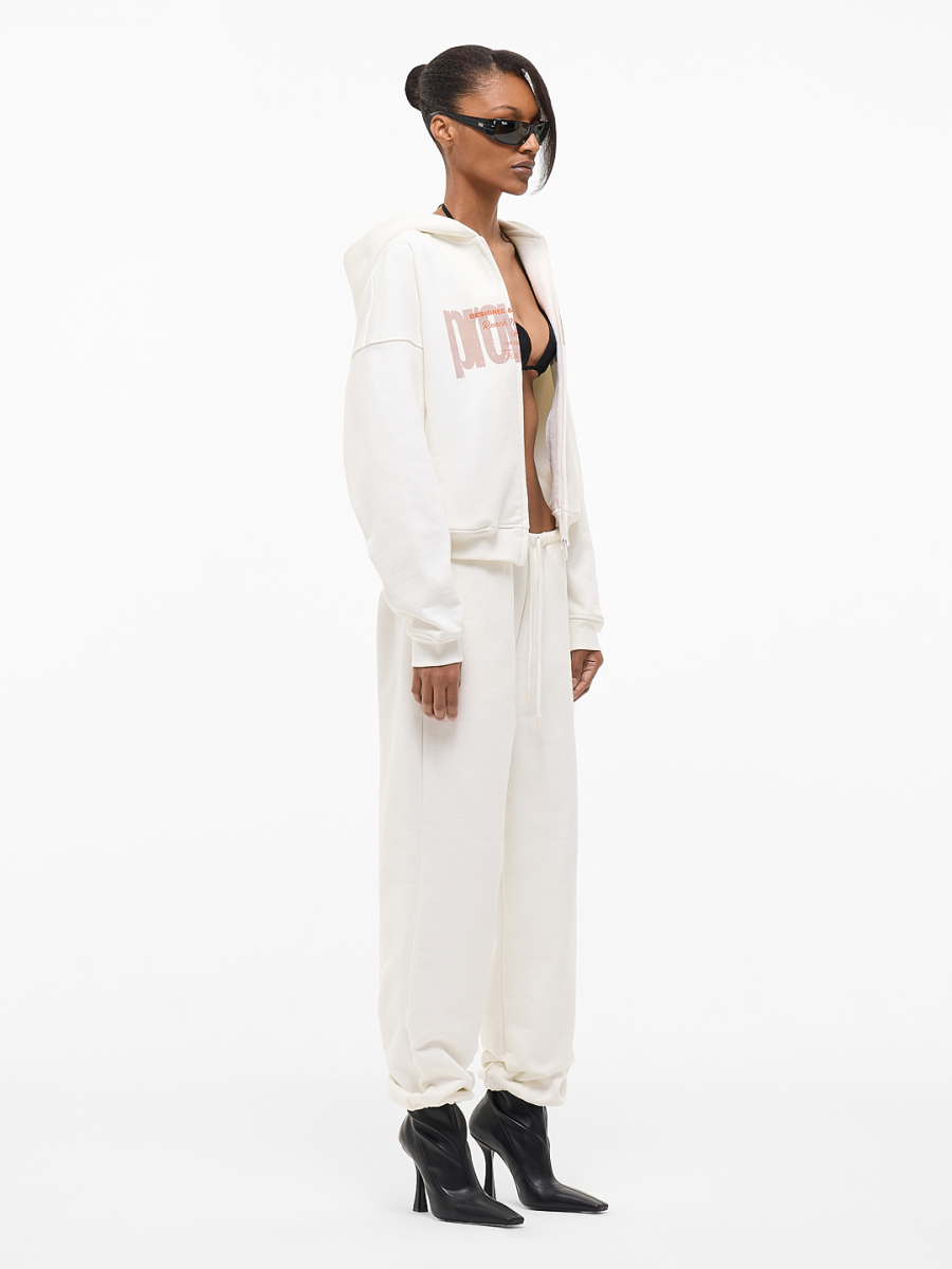 Худи на молнии "Провокация" FRHT&OUT OF REACH, цвет: молочный, HDZPRVKMLK купить онлайн