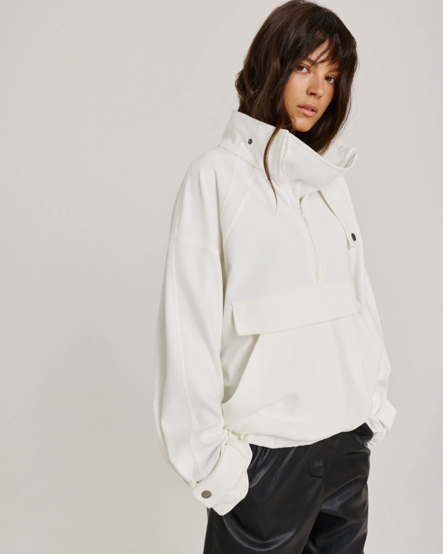 Анорак из фланели MILK Anmuse, цвет: молочный, AN25W205 купить онлайн