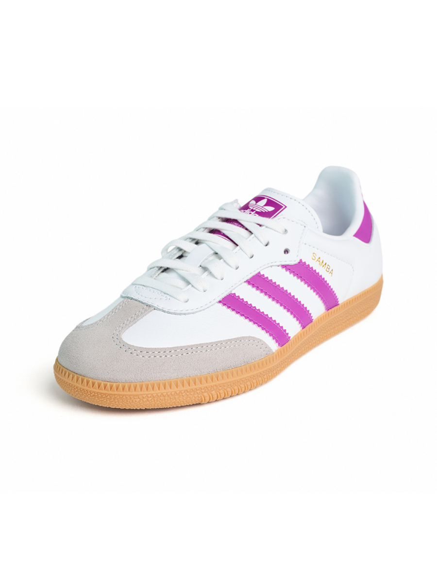 Кроссовки унисекс Adidas Samba OG "White Pink" NKDADDYS SNEAKERS, цвет: белый IH2873 купить онлайн