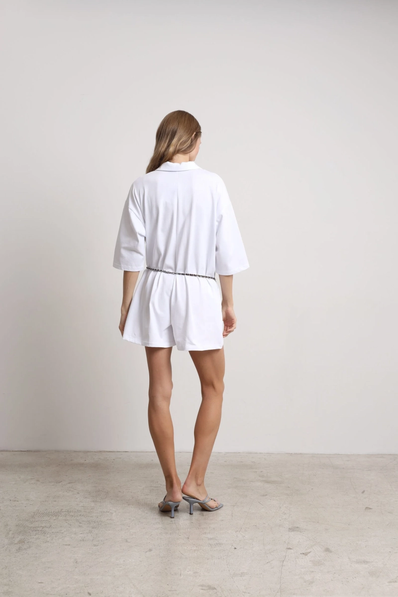 Комбинезон matchy white issju, цвет: белый,  купить онлайн