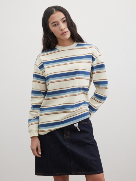 Лонгслив в полоску