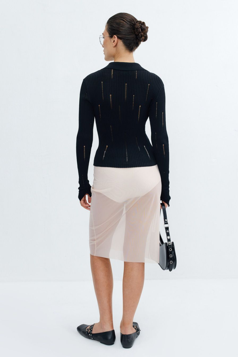 Джемпер из смесовой вискозы TOPTOP, цвет: Черный, TT.020.15341.900 купить онлайн