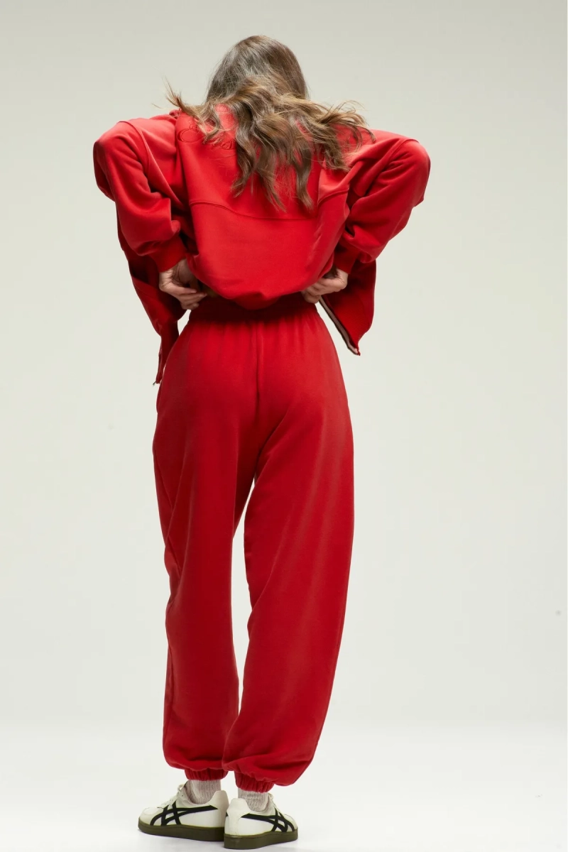 Джоггеры OVERsized Retro Red